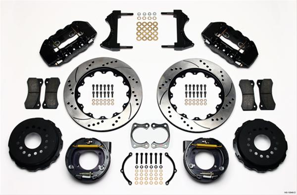 Wilwood AERO4 Big Brake Rear Brake Kits 140-10948-D