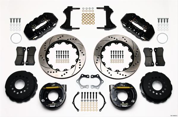 Wilwood AERO4 Big Brake Rear Brake Kits 140-10950-D