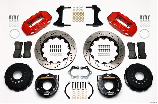 Wilwood AERO4 Big Brake Rear Brake Kits 140-10950-DR