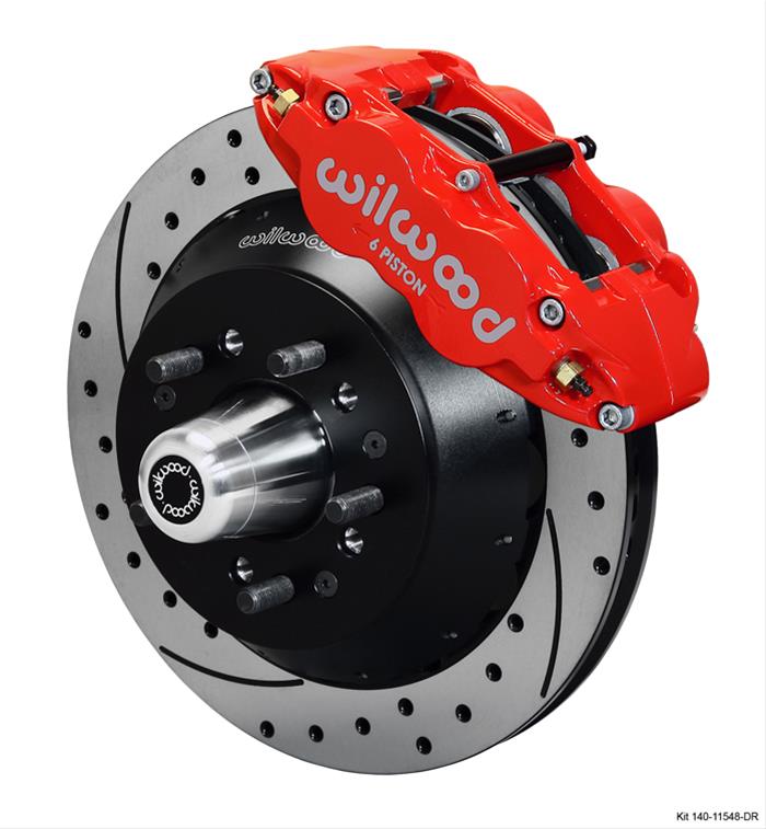 Wilwood Forged Narrow Superlite 6R Big Brake Front Brake Kits 140-11548-DR