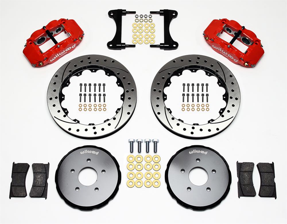 Wilwood Forged Narrow Superlite 6R Big Brake Front Brake Kits 140-11583-DR