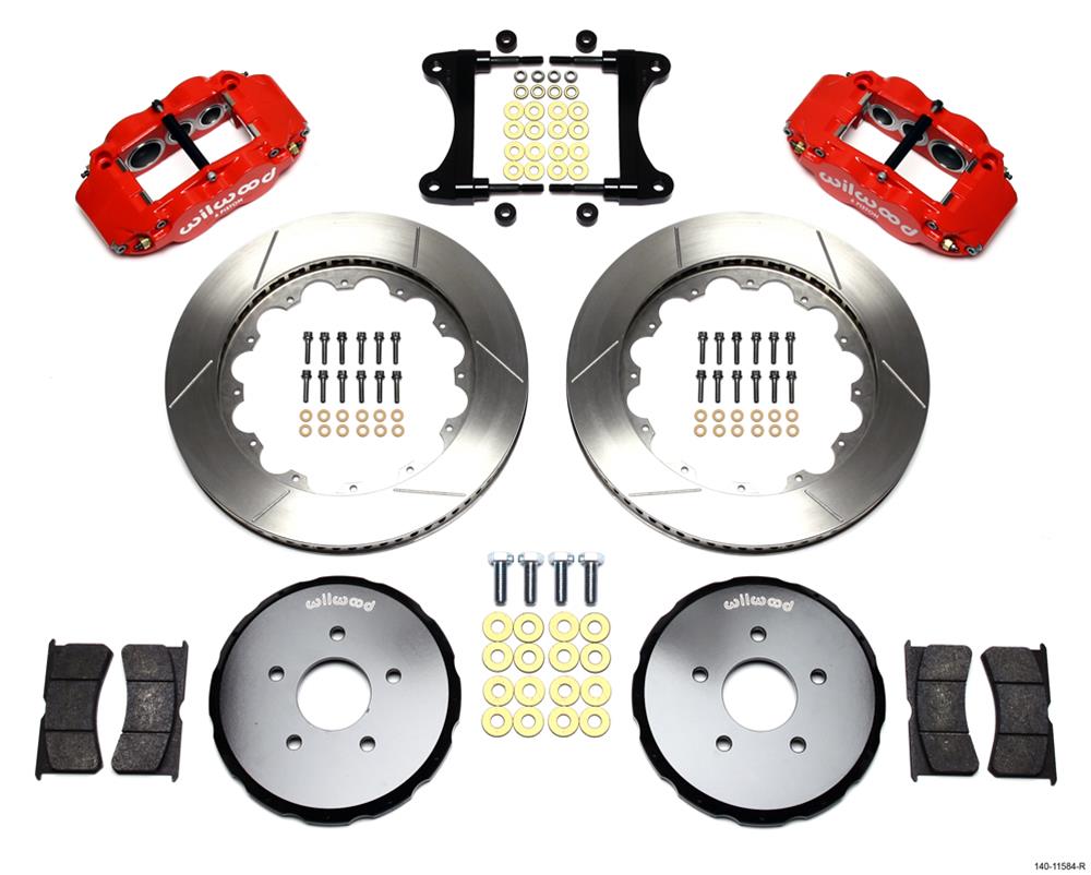 Wilwood Forged Narrow Superlite 6R Big Brake Front Brake Kits 140-11584-R