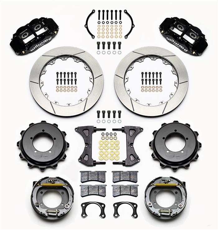 Wilwood Forged Narrow Superlite 4R Big Brake Rear Parking Brake Kits 140-11877