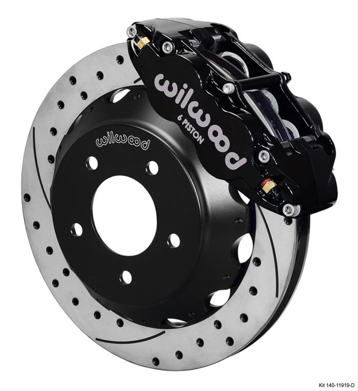 Wilwood Forged Narrow Superlite 6R Big Brake Front Brake Kits 140-11919-D