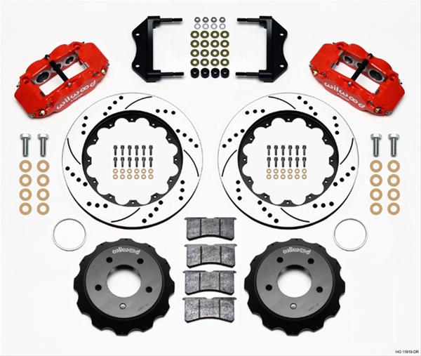 Wilwood Forged Narrow Superlite 6R Big Brake Front Brake Kits 140-11919-DR