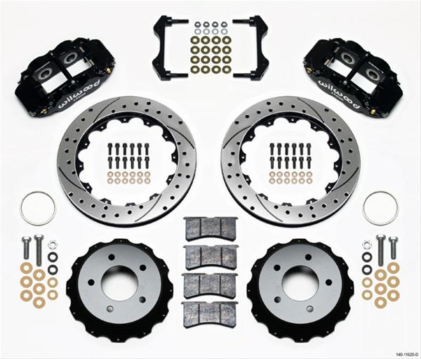 Wilwood Forged Narrow Superlite 4R Big Brake Rear Parking Brake Kits 140-11920-D