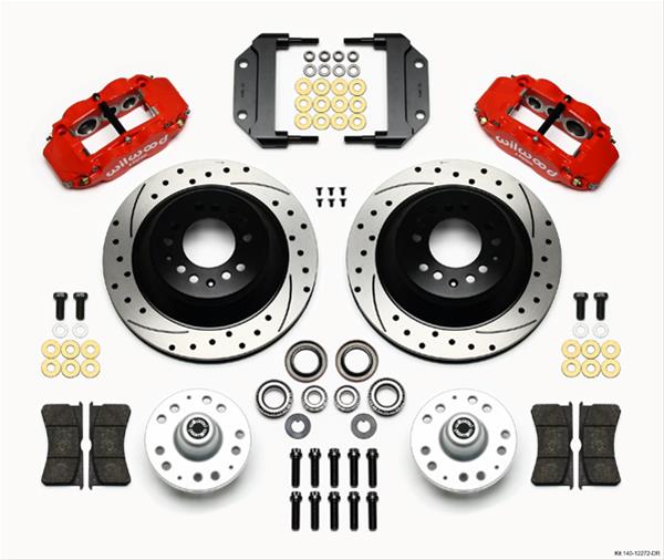 Wilwood Forged Narrow Superlite 6R Big Brake Front Brake Kits 140-12272-DR