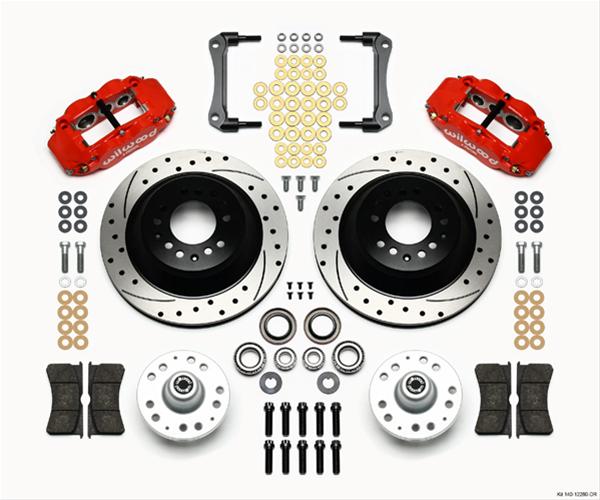 Wilwood Forged Narrow Superlite 6R Big Brake Front Brake Kits 140-12280-DR
