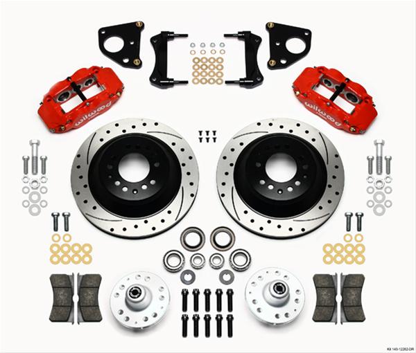 Wilwood Forged Narrow Superlite 6R Big Brake Front Brake Kits 140-12282-DR