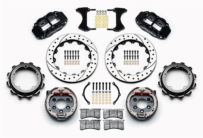 Wilwood Forged Narrow Superlite 4R Big Brake Rear Brake Kits 140-12435-D
