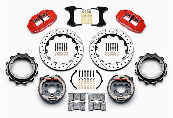 Wilwood Forged Narrow Superlite 4R Big Brake Rear Brake Kits 140-12435-DR