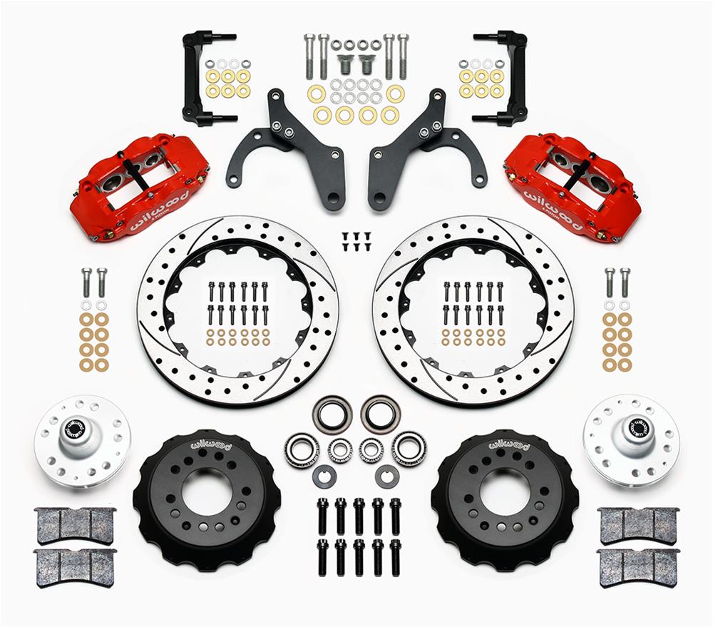 Wilwood Forged Narrow Superlite 6R Big Brake Front Brake Kits 140-12460-DR