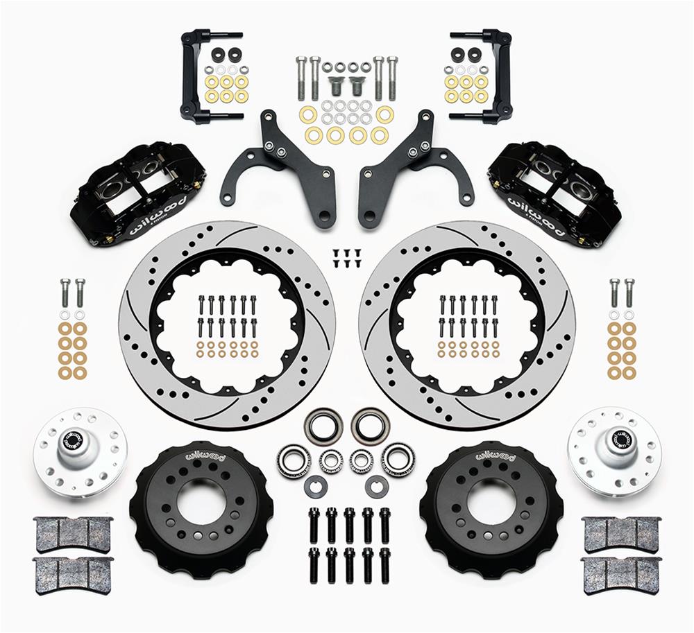 Wilwood Forged Narrow Superlite 6R Big Brake Front Brake Kits 140-12465-D