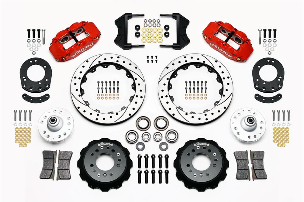 Wilwood Forged Narrow Superlite 6R Big Brake Front Brake Kits 140-12637-DR