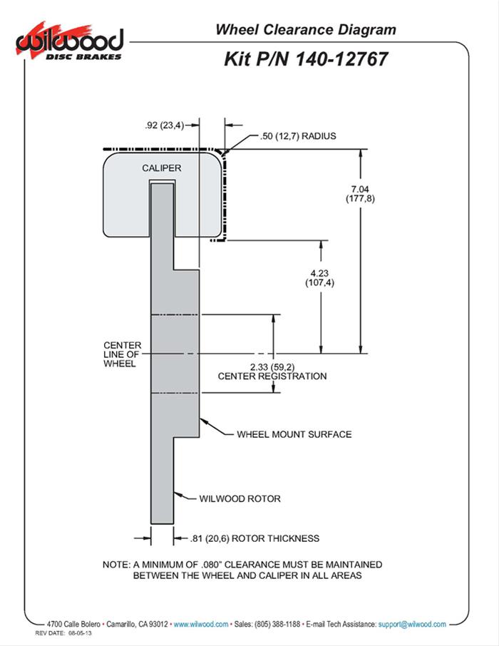 Wilwood Forged DynaPro 6 Big Brake Front Brake Kits 140-12767