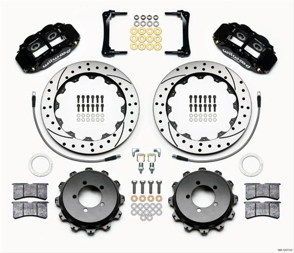 Wilwood Forged Narrow Superlite 4R Big Brake Rear Brake Kits 140-12871-D