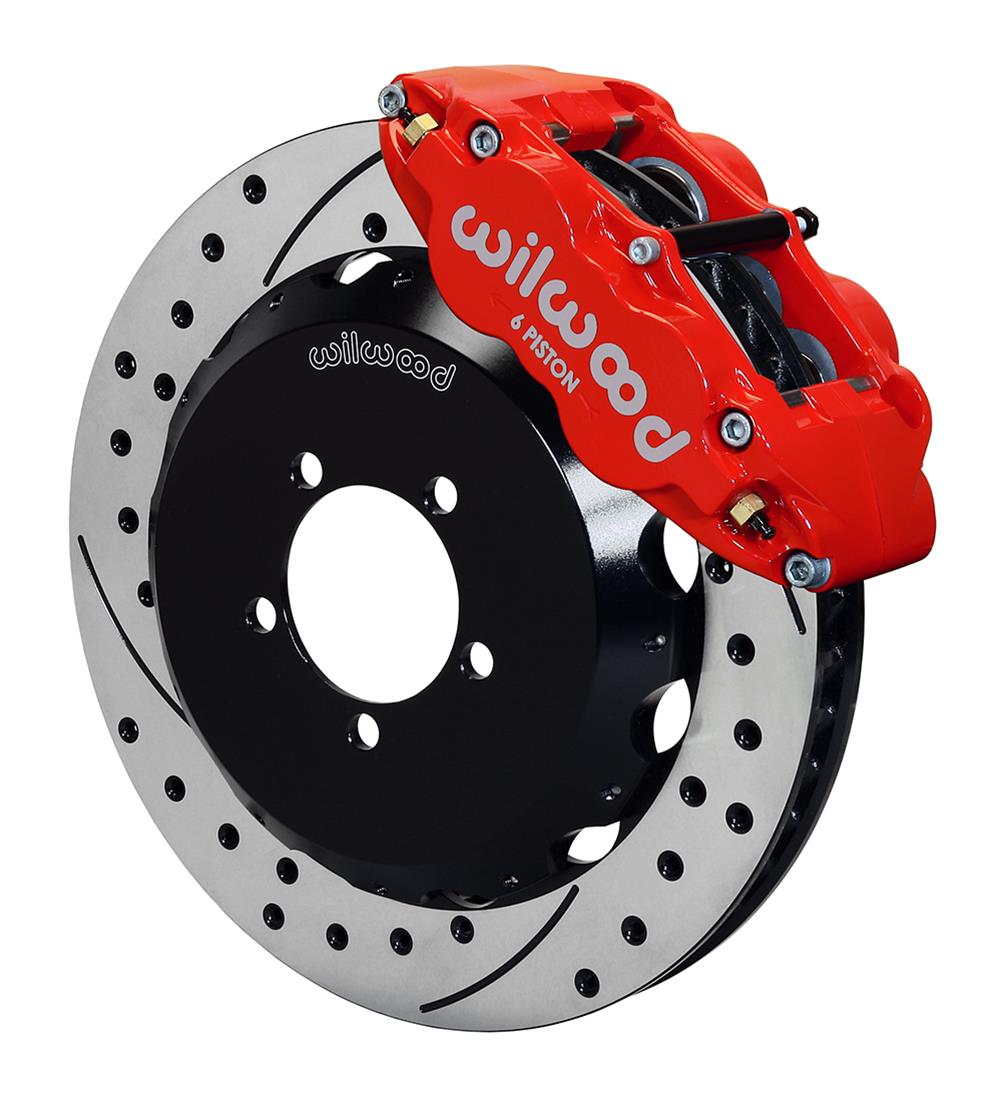 Wilwood Forged Narrow Superlite 6R Big Brake Front Brake Kits 140-12874-DR