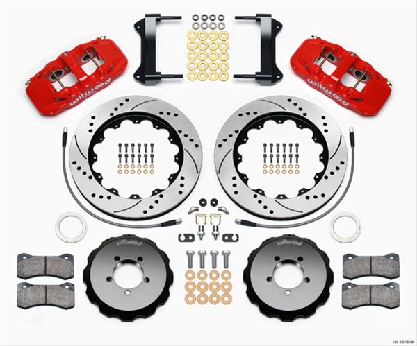 Wilwood AERO6 Big Brake Front Brake Kits 140-12876-DR