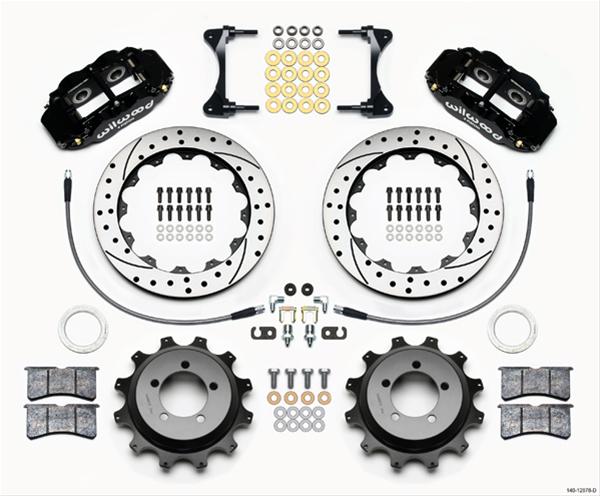 Wilwood Forged Narrow Superlite 4R Big Brake Rear Parking Brake Kits 140-12878-D
