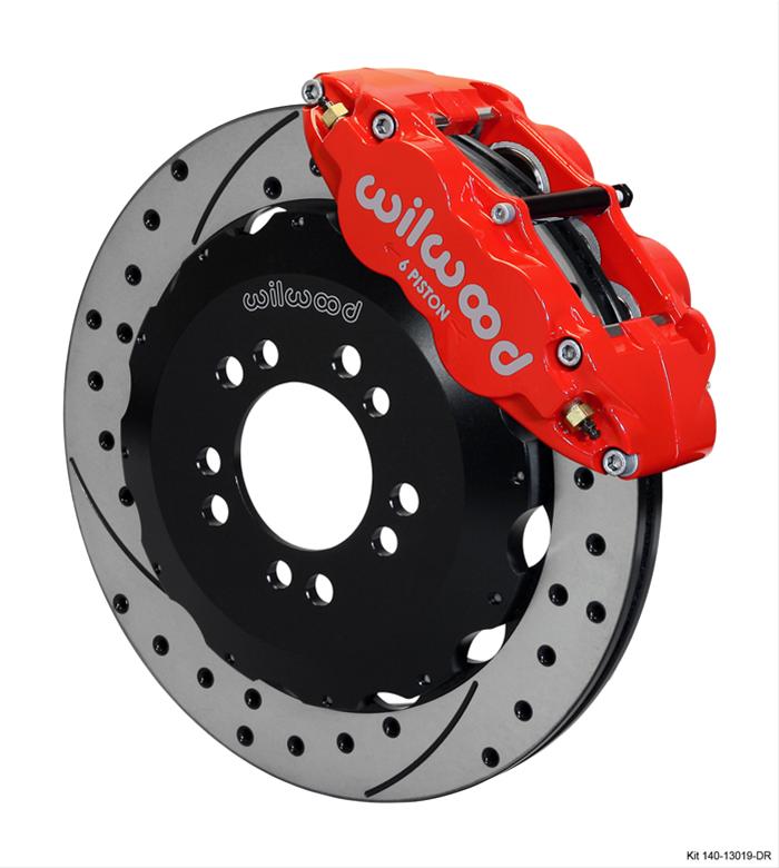Wilwood Forged Narrow Superlite 6R Big Brake Front Brake Kits 140-13019-DR