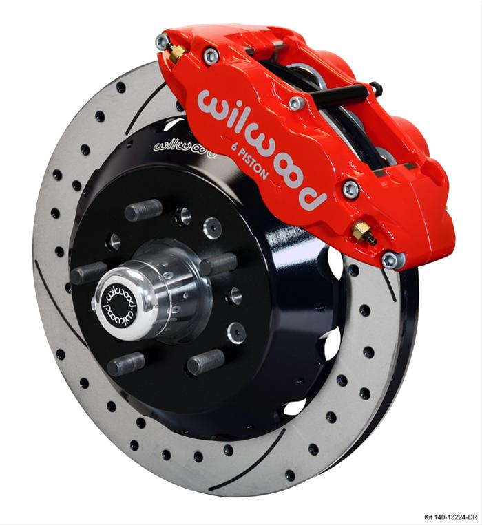 Wilwood Forged Narrow Superlite 6R Big Brake Front Brake Kits 140-13224-DR