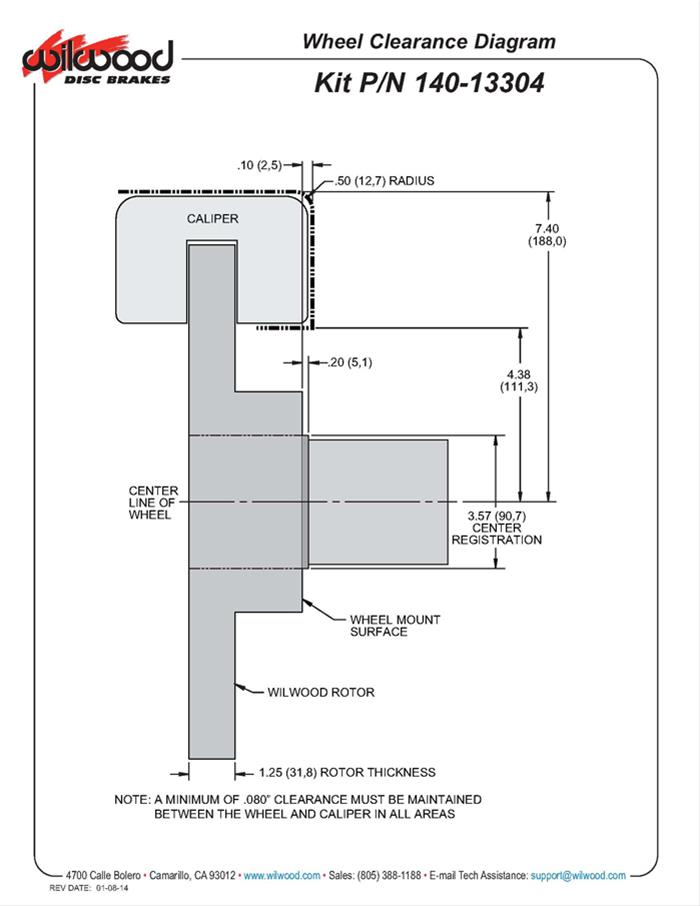 Wilwood Forged Narrow Superlite 6R Big Brake Front Brake Kits 140-13304