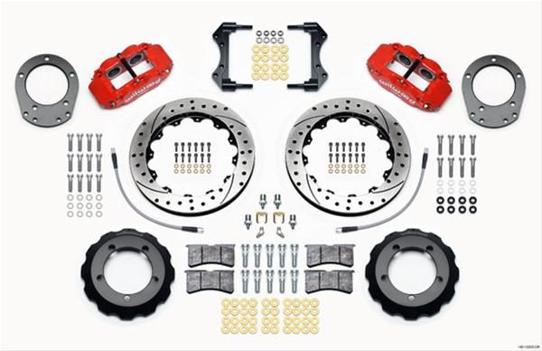 Wilwood Forged Narrow Superlite 4R Big Brake Front Brake Kits 140-13305-DR
