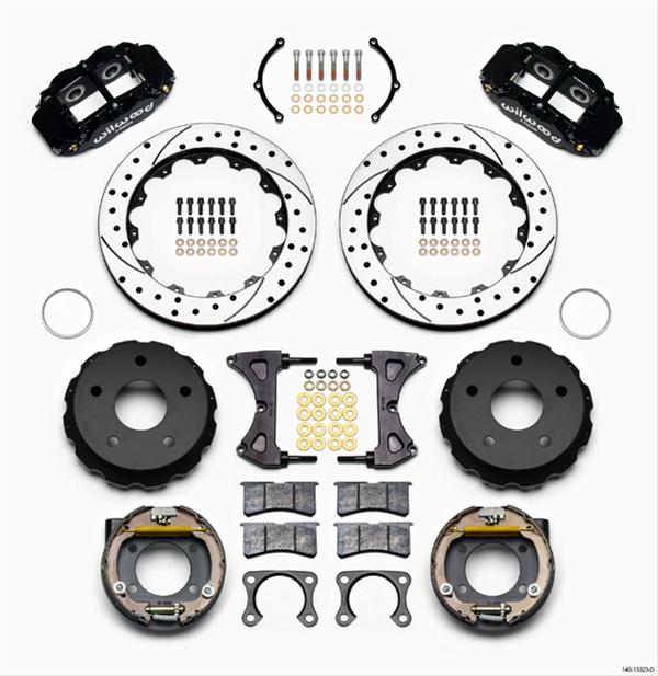 Wilwood Forged Narrow Superlite 4R Big Brake Rear Parking Brake Kits 140-13323-D