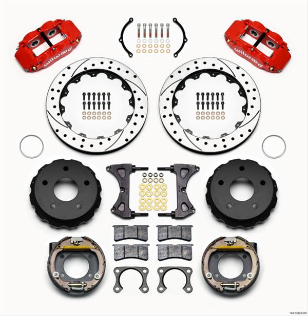 Wilwood Forged Narrow Superlite 4R Big Brake Rear Parking Brake Kits 140-13323-DR