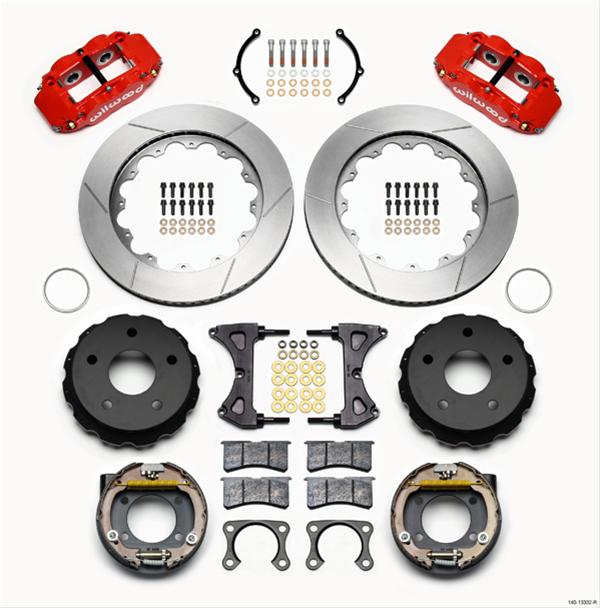 Wilwood Forged Narrow Superlite 4R Big Brake Rear Parking Brake Kits 140-13332-R
