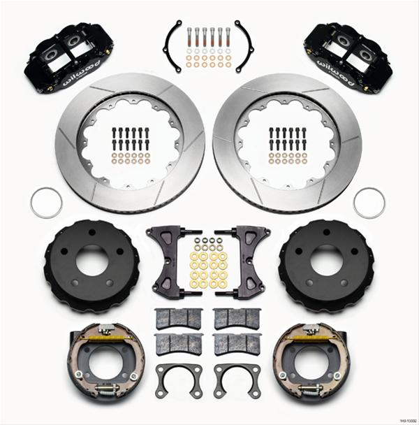Wilwood Forged Narrow Superlite 4R Big Brake Rear Parking Brake Kits 140-13332