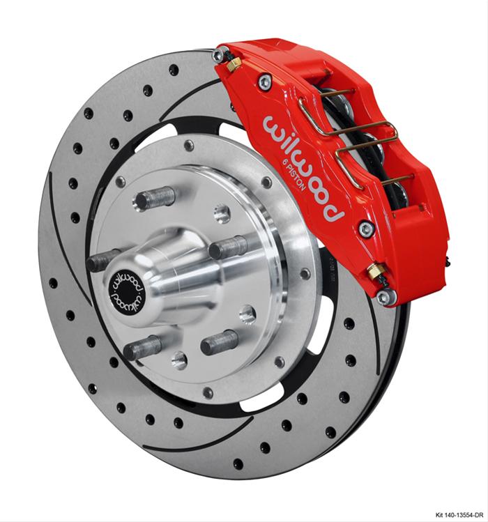Wilwood Forged DynaPro 6 Big Brake Front Brake Kits 140-13554-DR