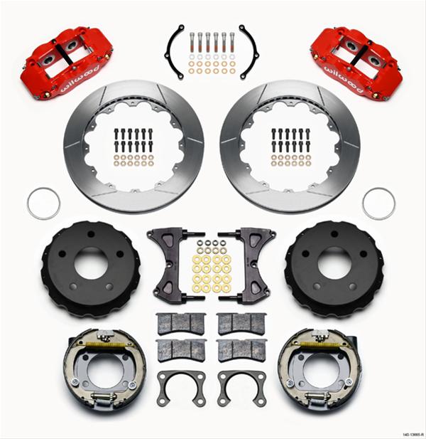 Wilwood Forged Narrow Superlite 4R Big Brake Rear Parking Brake Kits 140-13665-R