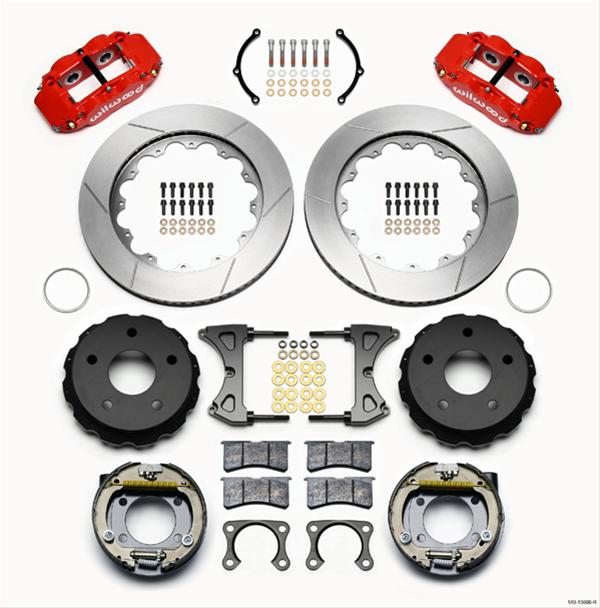Wilwood Forged Narrow Superlite 4R Big Brake Rear Parking Brake Kits 140-13666-R