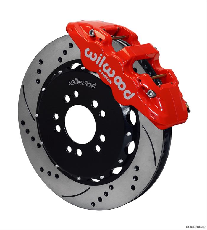 Wilwood AERO6 Big Brake Front Brake Kits 140-13685-DR
