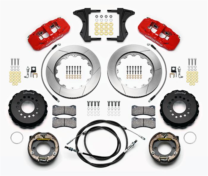 Wilwood AERO4 Big Brake Rear Parking Brake Kits 140-13686-R