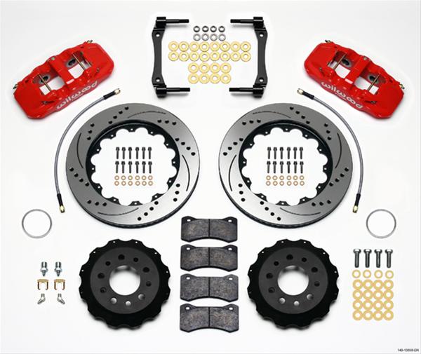 Wilwood AERO4 Big Brake Rear Brake Kits 140-13698-DR