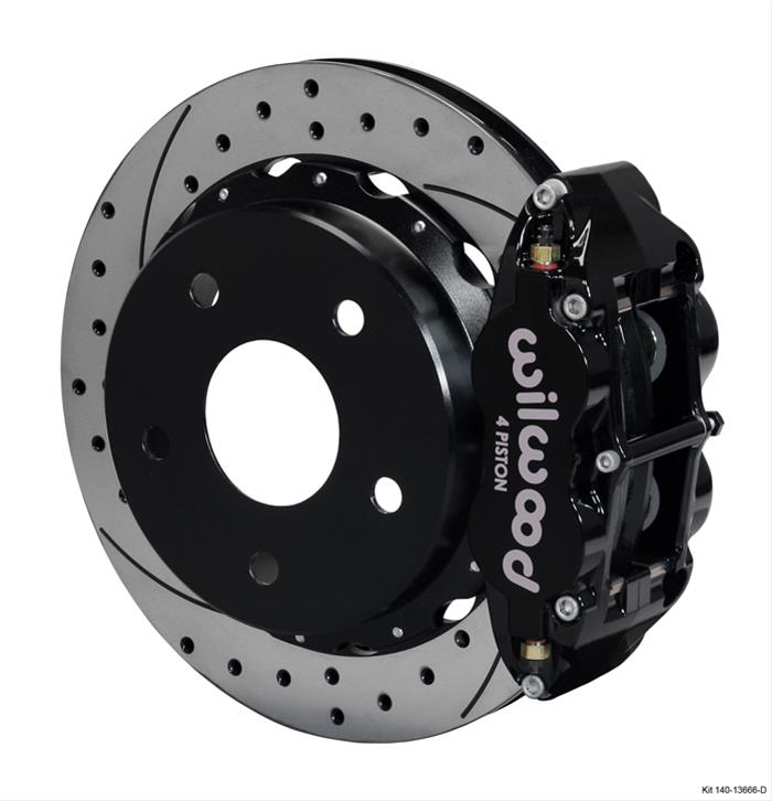 Wilwood Forged Narrow Superlite 4R Big Brake Rear Parking Brake Kits 140-13731-D