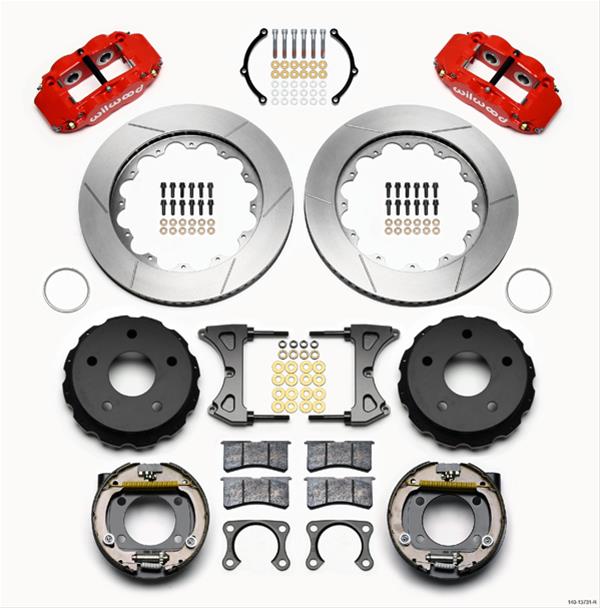 Wilwood Forged Narrow Superlite 4R Big Brake Rear Parking Brake Kits 140-13731-R
