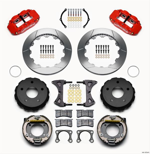 Wilwood Forged Narrow Superlite 4R Big Brake Rear Parking Brake Kits 140-13734-R