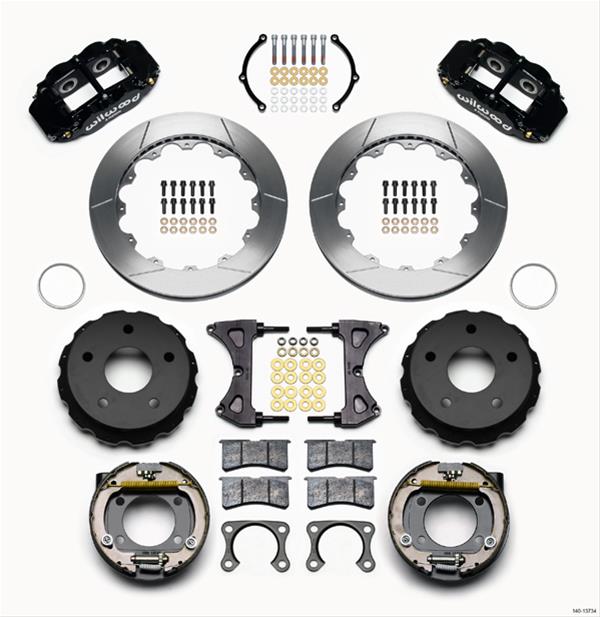 Wilwood Forged Narrow Superlite 4R Big Brake Rear Parking Brake Kits 140-13734