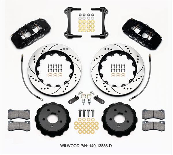 Wilwood AERO6 Big Brake Front Brake Kits 140-13886-D