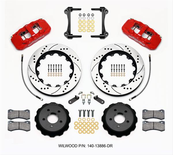 Wilwood AERO6 Big Brake Front Brake Kits 140-13886-DR