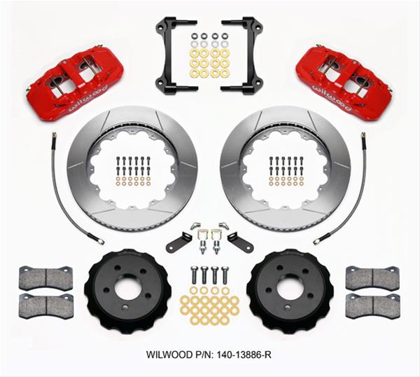 Wilwood AERO6 Big Brake Front Brake Kits 140-13886-R