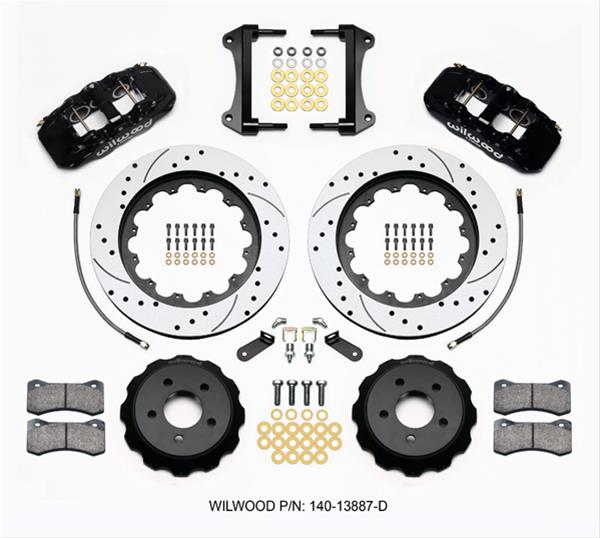 Wilwood AERO6 Big Brake Front Brake Kits 140-13887-D
