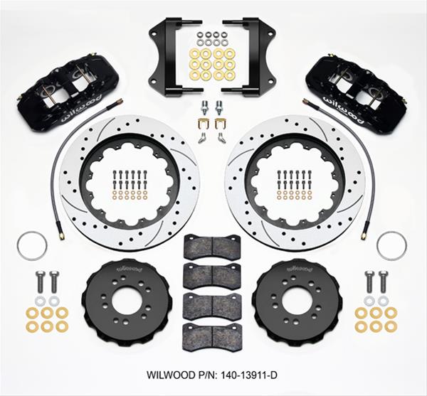 Wilwood AERO6 Big Brake Front Brake Kits 140-13911-D