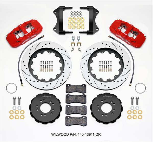 Wilwood AERO6 Big Brake Front Brake Kits 140-13911-DR