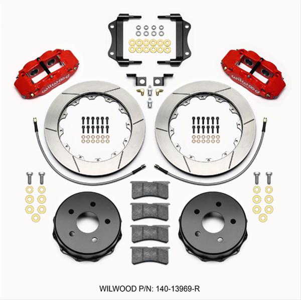 Wilwood Forged Narrow Superlite 4R Big Brake Rear Parking Brake Kits 140-13969-R