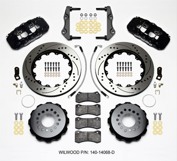 Wilwood AERO4 Big Brake Rear Brake Kits 140-14068-D
