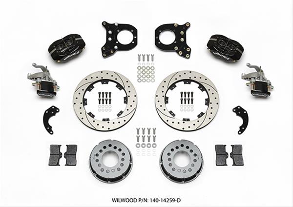 Wilwood Forged Dynalite MC4 Rear Parking Brake Kits 140-14259-D